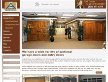 Tablet Screenshot of anaheimdoor.com
